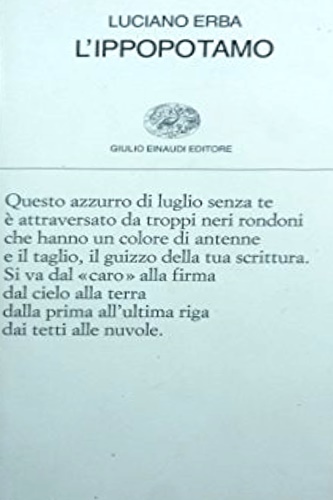 9788806115609-L'ippopotamo.