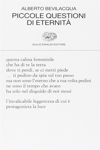 9788806164119-Piccole quesioni di eternità.