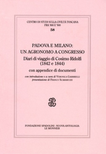 9788800841726-Padova e Milano: un agronomo a Congresso. Diari di viaggio di Cosimo Ridolfi (18