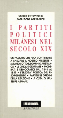 9788809150058-Partiti Politici Milanesi Secolo XIX.