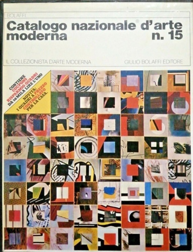 Catalogo Nazionale d' arte Moderna n.15.