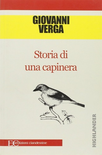  Storia di una capinera. - Verga,Giovanni