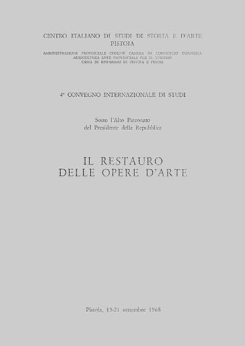 Il restauro delle opere d'arte.