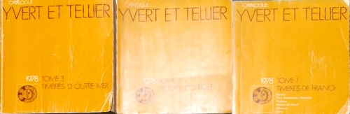 Catalogue Yvert et Tellier.