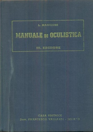Manuale di oculistica.