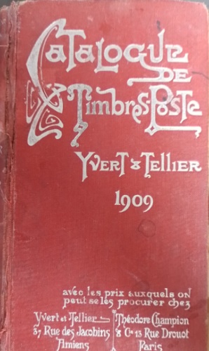 Catalogue de timbres-poste. 1909.