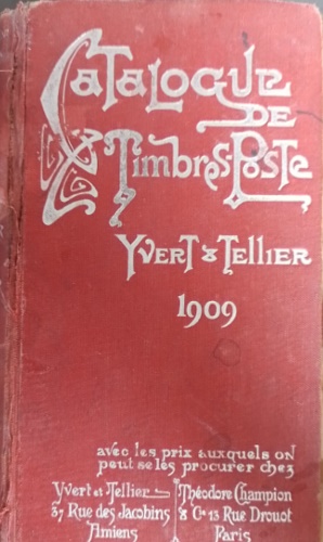 Catalogue de timbres-poste. 1909.