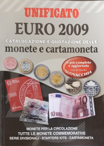 9788895874166-Euro 2009. Unificato. Catalogazione e quotazione delle monete e cartamoneta.