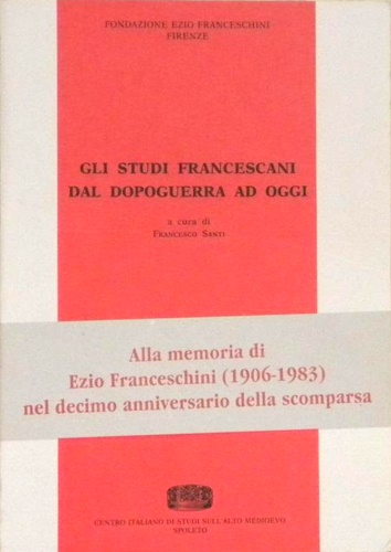 9788879885911-Gli studi francescani dal dopoguerra ad oggi.