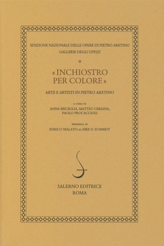 9788869734342-«Inchiostro per colore». Arte e artisti in Pietro Aretino.