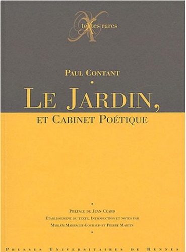 9782868479525-Le Jardin, et Cabinet poétique (1609).