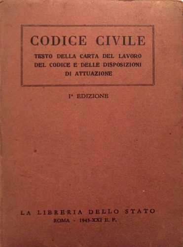 Codice civile.