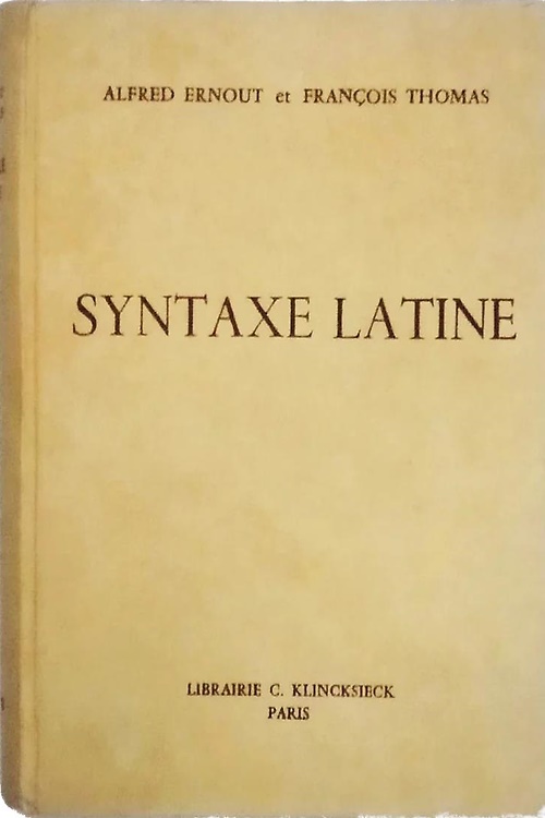 Syntaxe Latine.