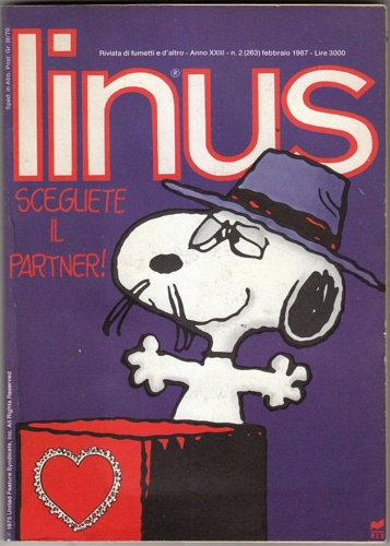 Linus. Anno XXIII Febbraio 1987. N°2  (263).