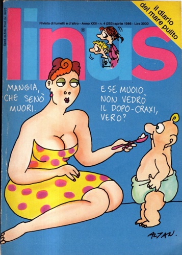 Linus. Anno XXII Aprile 1986. N°4  (253).