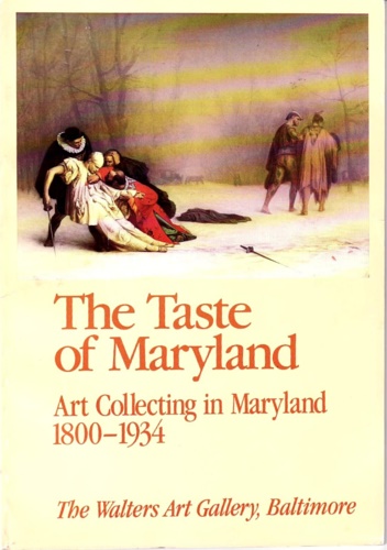9780911886283-The Taste of Maryland. Art collection in Maryland 1800-1934.