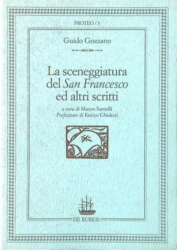 9788885252356-La sceneggiatura del San Francesco ed altri scritti.