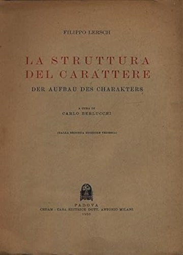 Struttura del carattere. Der aufbau des charakters.