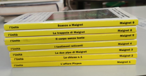 Lotto di 7 titoli de Il Maigret di Simenon.