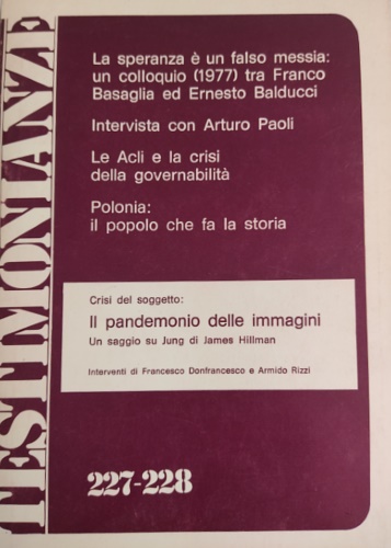 Testimonianze. Anno XXIII, settembre-ottobre 1980, n. 227-228.