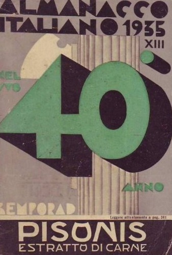 Almanacco Italiano 1935. Volume XL.