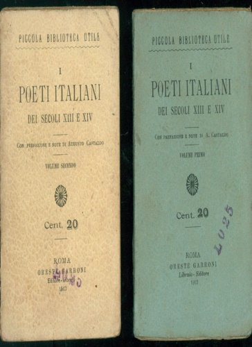 I poeti italiani dei secolo XII- XIV.