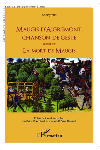 9782343029184-Maugis d'Aigremont chanson de geste. Suivie de La mort de Maugis.