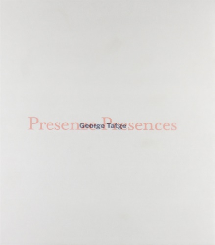 9788859604099-George Tatge. Presenze. Presences. Paesaggi italiani. Italian Landscapes.