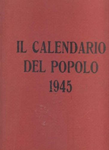 Il calendario del popolo 1945.