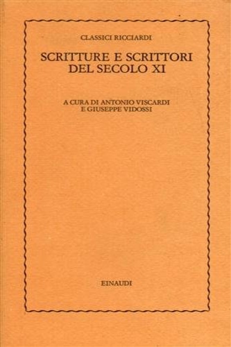 Scritture e scrittori del secolo XIII.