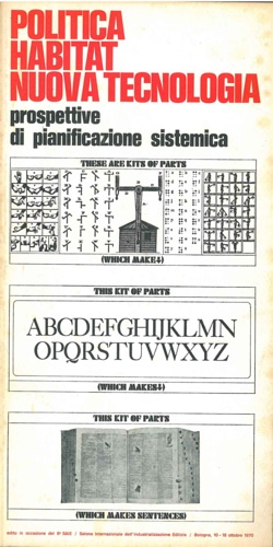 Politica, habitat, nuova tecnologia. Prospettive di pianificazione sistemica.