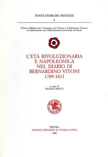9788866120476-L'età rivoluzionaria e napoleonica nel diario di Bernardino Vitoni 1789-1811.