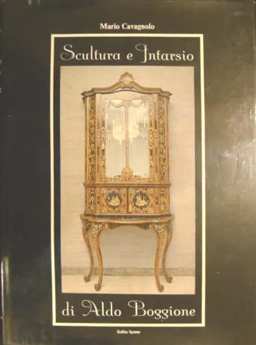 Scultura e intarsio di Aldo Boggione.