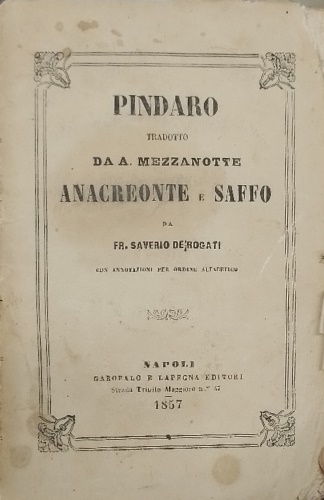 Lirici greci tradotti.