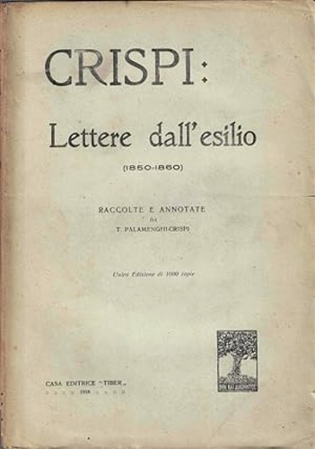 Lettere dall' esilio 1850-1860.