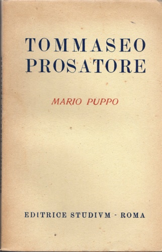 Tommaseo prosatore.