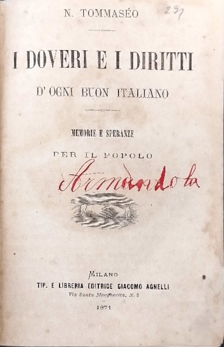 I doveri e i diritti d' ogni buon italiano.