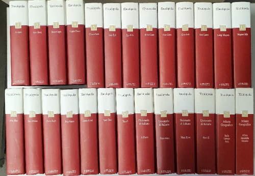 L'Enciclopedia. 26 volumi.