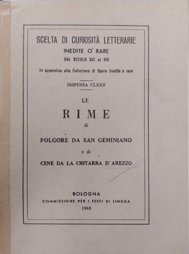 Le rime.