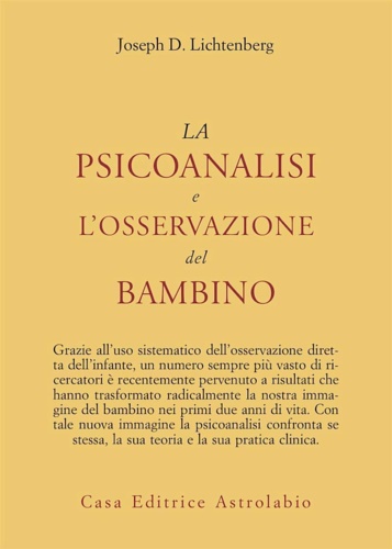 9788834009208-La psicoanalisi e l'osservazione del bambino.