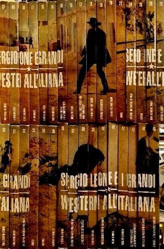 Sergio Leone e i grandi western all' italiana. Lotto di 33 DVD contenuti in cust