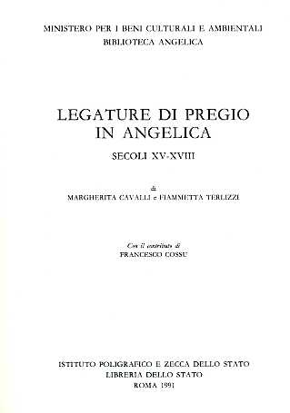 9788824001571-Legature di pregio in Angelica. Secoli XV-XVIII.