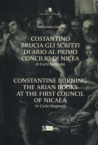9788875754334-Costantino brucia gli scritti di Ario al primo concilio. Constantine burning the