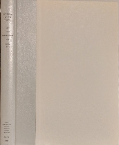 9780856980923-The Oxyrhynchus papyri. Volume LIII. Nos 3695-3721.