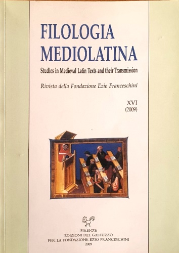 Filologia Mediolatina. Vol.XVI.