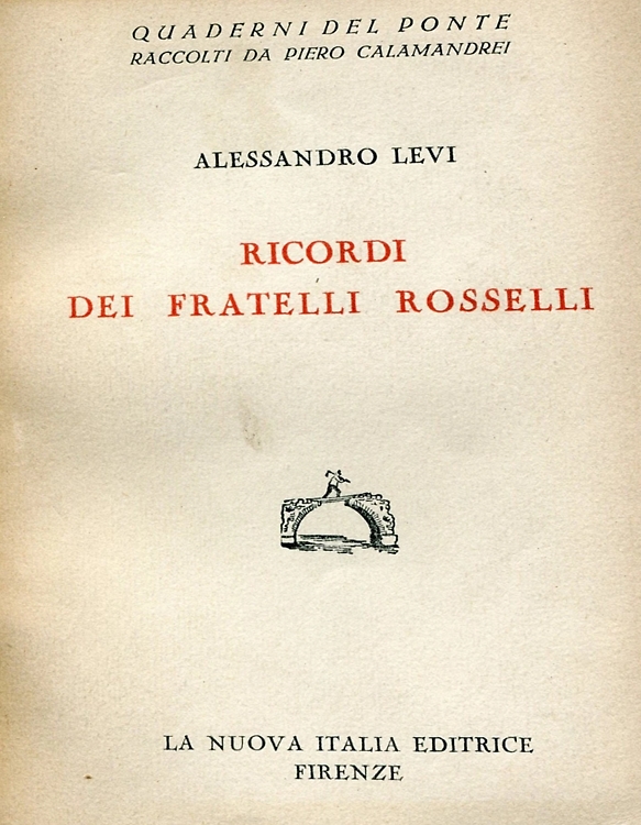 Ricordi dei fratelli Rosselli