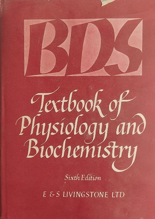 Textbook of Physiology and Biochemistry.