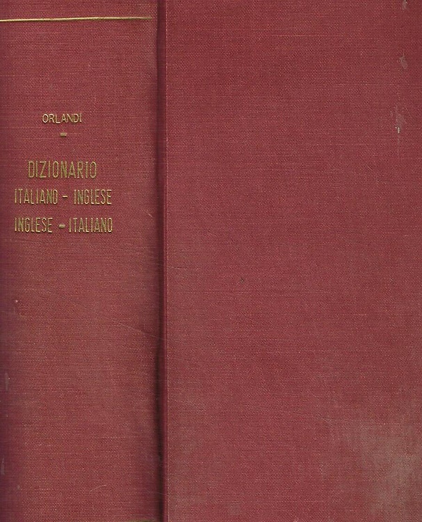 Dizionario Italiano-Inglese, Inglese-Italiano.