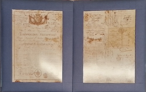 Passaporto del 1834.