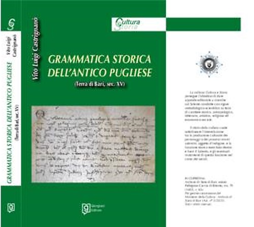 9788894969597-Grammatica storica dell'antico pugliese. Terra di Bari, sec. XV.